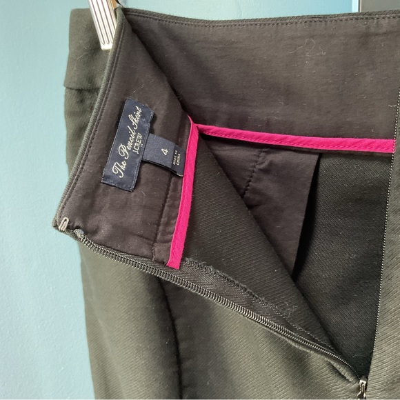 J. Crew Black Cotton The Pencil Skirt - Picture 5 of 8